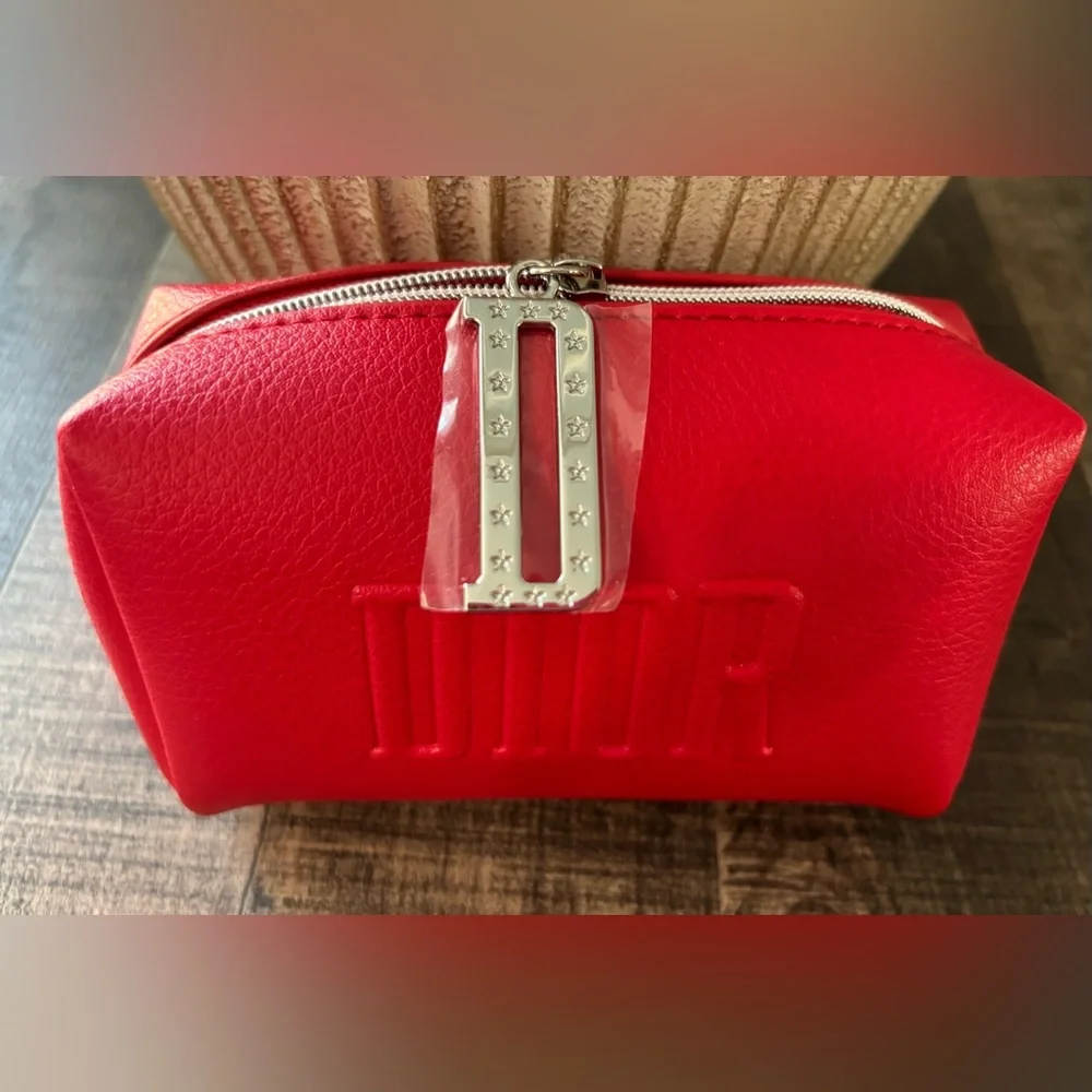 Dior Beaute Red Cosmetic Case and 3 Piece Beauty Set - Picture 3 of 8